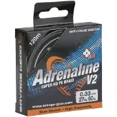 Savage Gear HD4 Adrenaline V2 120m 0,33mm 60lbs 27kg Grey (55293)