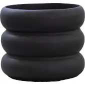 DBKD Mud krukke sort Lille, Ø 10 cm