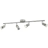Philips Limbali spotskinne, 4xGU10, mat krom