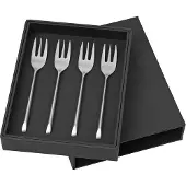 Broste Copenhagen Sletten kagegaffel 4-pak Full satin forged
