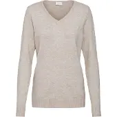 Vila Pullover 'VIRil' beige-meleret