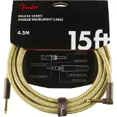 Fender Deluxe 15 Fod Langt Lige Instrumentkabel Tweed