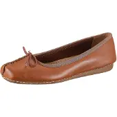 Clarks Ballerinasko 'Freckle Ice' brun