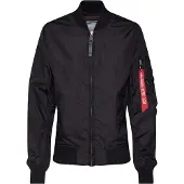Alpha industries Overgangsjakke brandrød / sort