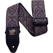 Ernie Ball Jacquard Guitar Strap Gold & Black Paisley (P04163)