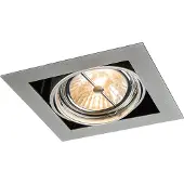 QAZQA Indbygningsspot stål G53 111mm justerbar - Oneon