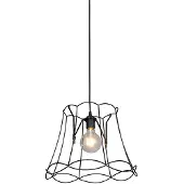 QAZQA Retro pendellampe sort 40 cm - Granny Frame