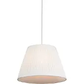 QAZQA Retro pendellampe creme 45 cm - Plisse