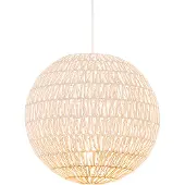 QAZQA Retro pendellampe hvid 40 cm - Lina Ball 40