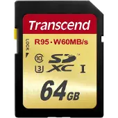 Transcend Sdxc 64gb Class 10 Uhs-i U3 Ultimate Hukommelseskort