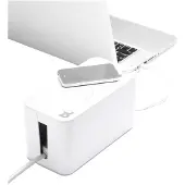 Bluelounge CableBox Mini - Kabelorganisator for kabler - hvid