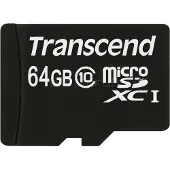 Transcend Micro Sdxc 64gb Class 10 Hukommelseskort Med Adapter