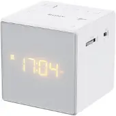 Sony ICF-C1 - Clock radio - white - 230V AC - Backup power supply via battery (CR2032)