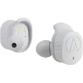 Audio-Technica ATH SPORT7TW - Ægte trådløse øretelefoner med mik. - i øret - Bluetooth - grå