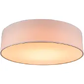QAZQA Loftslampe lyserød 40 cm inkl. LED - Drum LED