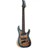 Schecter Reaper-7 Multiscale 7 String Satin Sky Burst