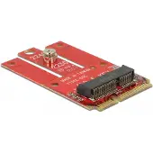 DeLOCK Mini PCIe > M.2 Key E slot - Lagringskontrol - M.2 - 1 Kanal - M.2 Card - PCIe Mini Card