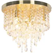 QAZQA Klassisk loftslampe guld/messing 35 cm - Medusa