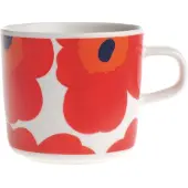 Marimekko Unikko kaffekop 20 cl rød-hvid