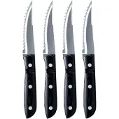 Gense Old Farmer Mikarta XL grillkniv 4 stk, sort