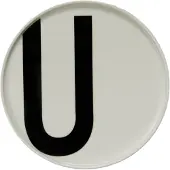 Design Letters tallerken U