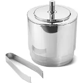 Georg Jensen Manhattan isspand og tang rustfrit stål