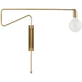 House Doctor Swing væglampe messing stor, 70 cm