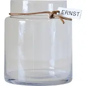 ERNST glasvase H22,5 cm Ø12,5 cm klar