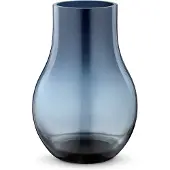 Georg Jensen Cafu glasvase blå Lille, 21,6 cm