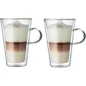 Bodum Canteen dobbelvægget glas med hank 2 stk 0,4 l