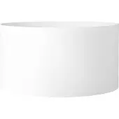 Georg Jensen Cobra lampeskærm hvid mellem, Ø 42 cm