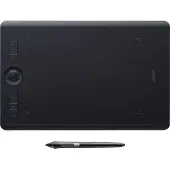 Wacom Intuos Pro Medium - Digitizer - 22.4 x 14.8 cm - multi-touch - elektromagnetisk - trådløs, kabling - USB, Bluetooth - sort South europa