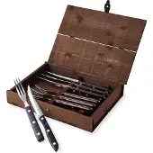 Gense Old Farmer Classic grillbestik, 8 dele 4+4 rødbrun