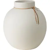 ERNST vase stentøj hvid 22 cm