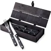 Gense Old Farmer Black grillbestik, 4 dele 2+2 sort
