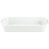 Pillivuyt serveringstallerken, hvid 44x26 cm