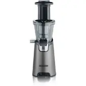 Severin ES 3571 - Saftpresser - 150 W - metalgrå/sort