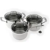 Scanpan 1,8 l - 2,5 l - 3,2 l grydesæt - Impact