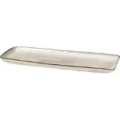 Broste Copenhagen Nordic Sand firkantet fad 12,5 x 35 cm