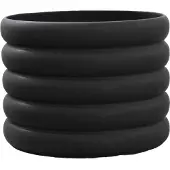 DBKD Mud krukke sort Stor, Ø 20 cm