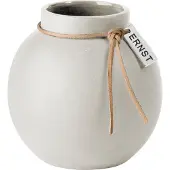 ERNST vase stentøj hvid 10 cm