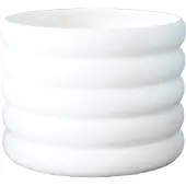 DBKD Mud krukke hvid Stor, Ø 20 cm
