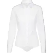 Seidensticker Shirtbody sort / hvid