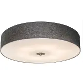 QAZQA Rustik loftslampe hvid 70 cm - Drum Jute