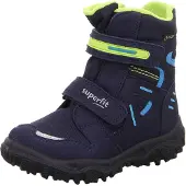 Superfit Snowboots 'Husky' blå / neongrøn