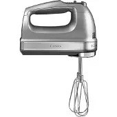 KitchenAid håndmixer med 9 hastigheder 85W Contour silver