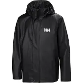 Helly Hansen Moss regnjakke, junior, sort