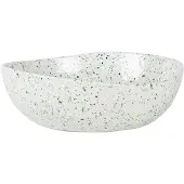 Olsson & Jensen Poppi suppe-/pastatallerken hvid-sort