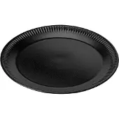 Knabstrup Keramik Knabstrup spisetallerken sort 19 cm