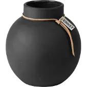 ERNST vase stentøj mørkegrå 14 cm
